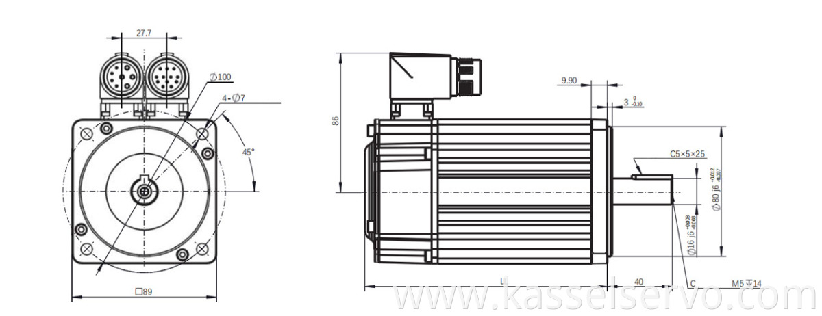 Z8M 400V 400W 90mm